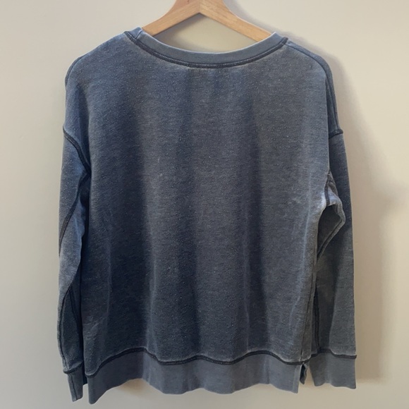 4/$24🦩 American Eagle Fleece Pullover Sweatshirt Size Medium - Picture 3 of 9